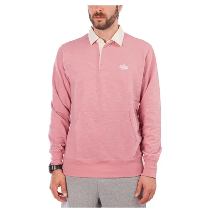 Aimé Leon Dore Slub Jersey Rugby Shirt (Dusty Pink)