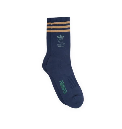 adidas x Brain Dead Socken (Navy / Braun)