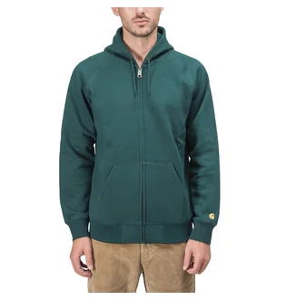 Carhartt WIP Hooded Chase Jacket (Dunkelgrün)