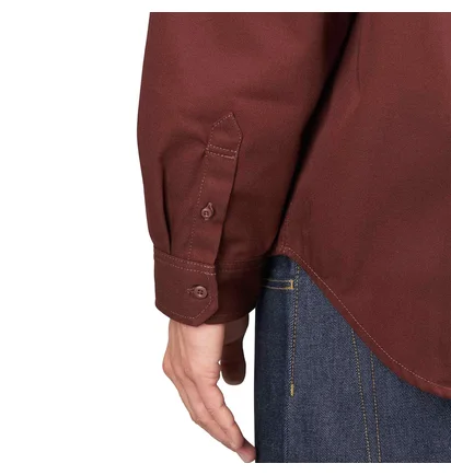 Carhartt WIP L/S Module Script Shirt (Braun)