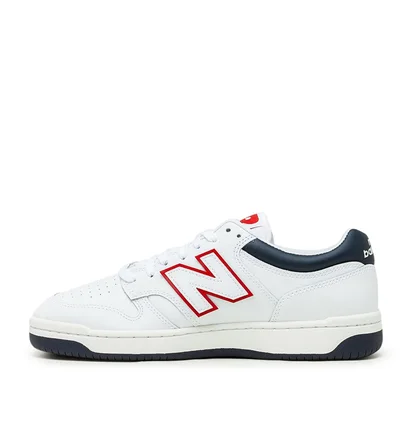 New Balance BB480 LWG (Weiß / Navy / Rot)