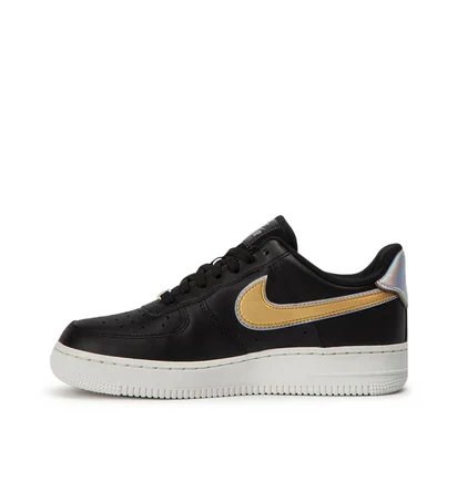 Nike Wmns Air Force 1 '07 Low ''Metallic'' (Schwarz)
