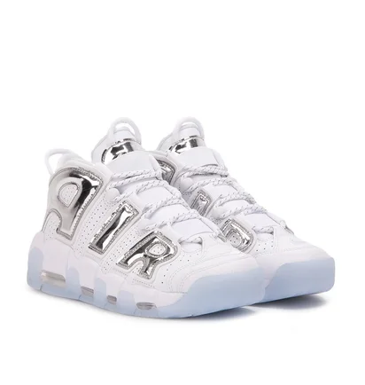 Nike WMNS Air More Uptempo (Weiß / Chrome)