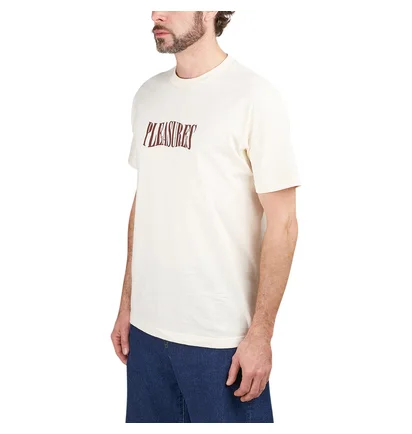 Pleasures Party Logo T-Shirt (Creme)