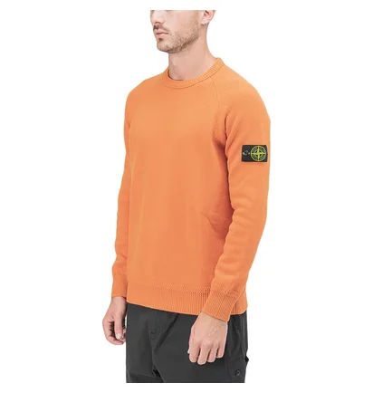 Stone Island Knitted Pullover (Orange)