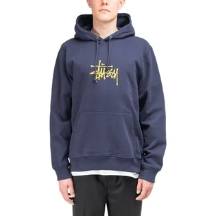 Stüssy Basic Embroidered Hoodie (Navy)