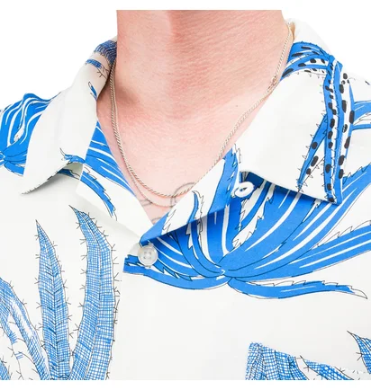 Stüssy Cactus Rayon Shirt (Weiß)