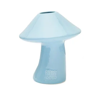 Stüssy Mushroom Ceramic Vase (Blau)