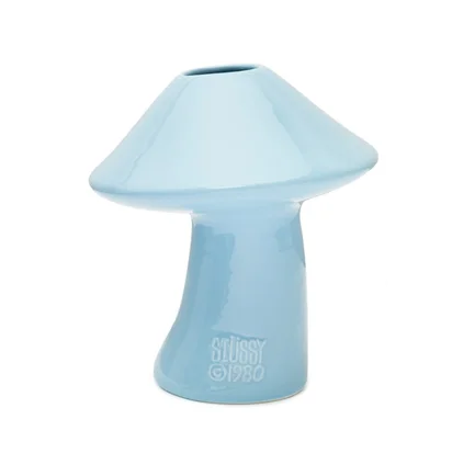 Stüssy Mushroom Ceramic Vase (Blau)