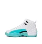 Air Jordan 12 Retro GS (Weiß / Türkis)