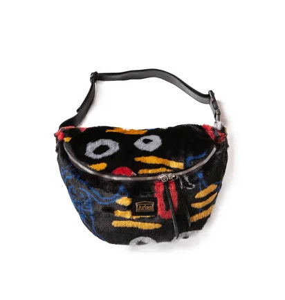 Aries Elis Bag Fake Fur (Schwarz)