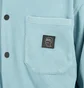 Brain Dead Polar Fleece Climber Shirt (Hellblau)