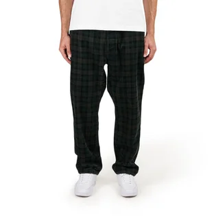 Carhartt WIP Flint Pant Cotton Breck Check Print (Grün)