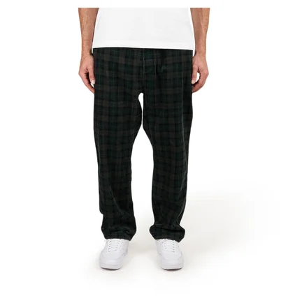Carhartt WIP Flint Pant Cotton Breck Check Print (Grün)