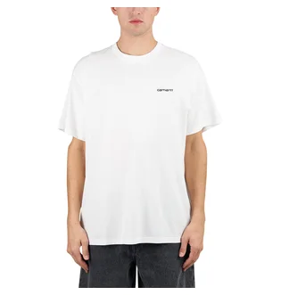 Carhartt WIP S/S Script Embroidery T-Shirt (Schwarz)