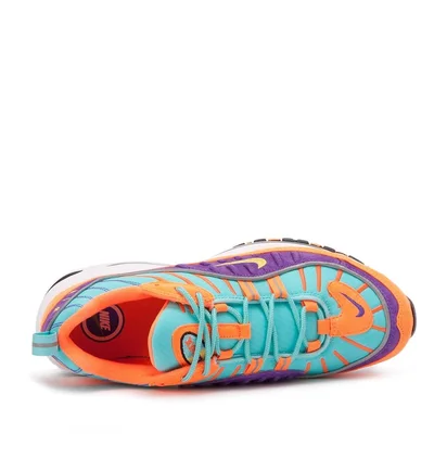 Nike Air Max 98 QS 'Cone' (Türkis / Violet / Orange)