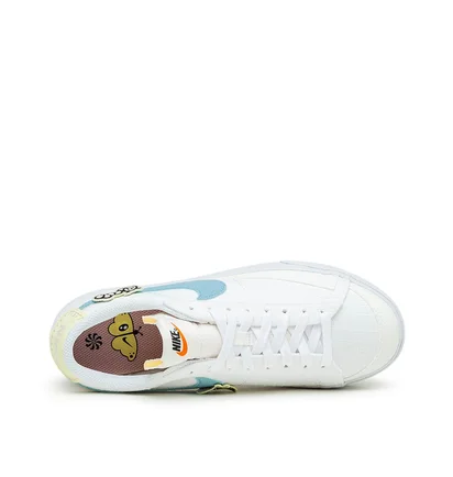 Nike W Blazer Low Platform Next Nature (Weiss)
