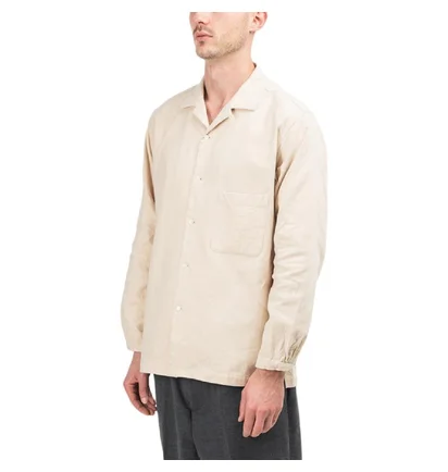Snow Peak Organic Cotton Suede Shirt (Cream)