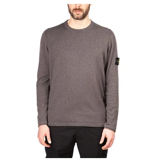 Stone Island Light Crewneck Knit Jumper (Dunkelgrau)