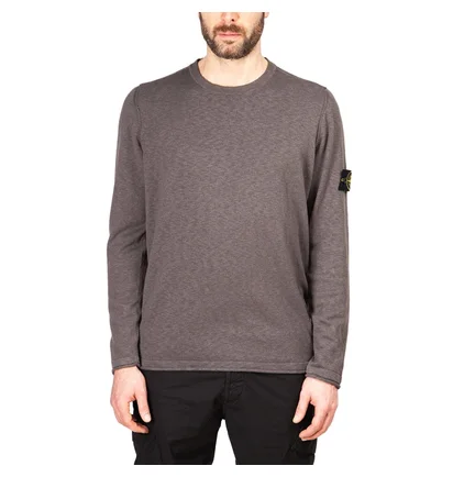 Stone Island Light Crewneck Knit Jumper (Dunkelgrau)