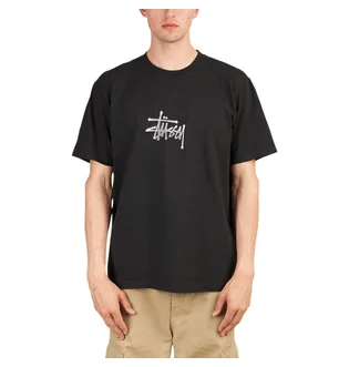 Stüssy Surf Tomb Pigment Dyed Tee (Schwarz)
