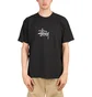 Stüssy Surf Tomb Pigment Dyed Tee (Schwarz)