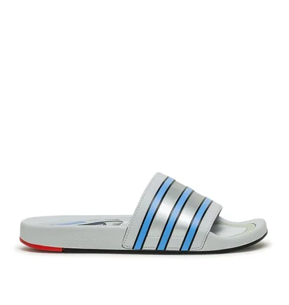 adidas Adilette Premium 'Micropacer' (Grau / Blau)