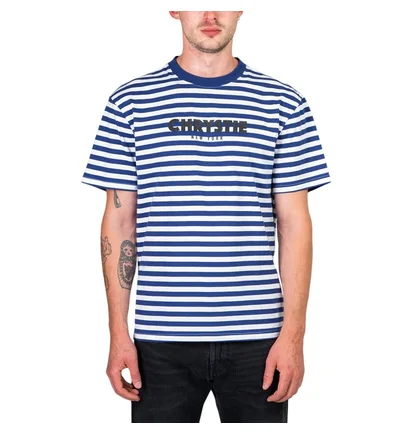 Chrystie NYC Stripe T-Shirt (Navy / Weiß)
