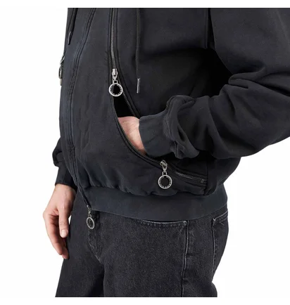 Fucking Awesome Zippers Hoodie (Schwarz)