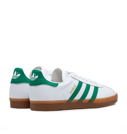 adidas Gazelle (Weiß / Grün / Gum)