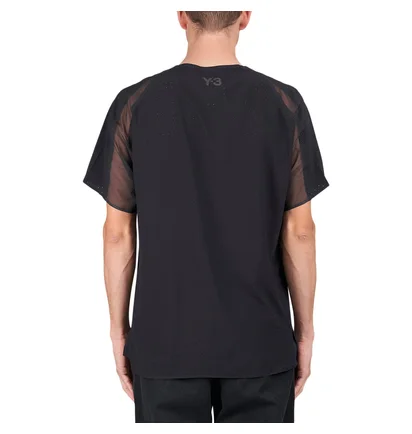Y-3 Run SS Tee (Schwarz)