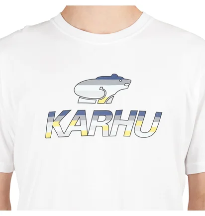 Karhu Team College T-Shirt (Weiß / Blau / Multi)
