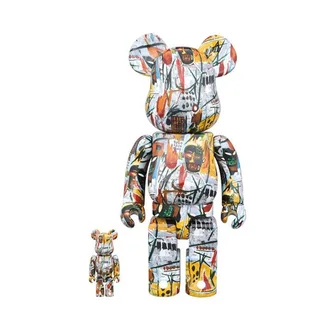 Medicom 100% + 400% Basquiat Be@rbrick Toy