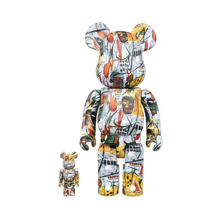 Medicom 100% + 400% Basquiat Be@rbrick Toy