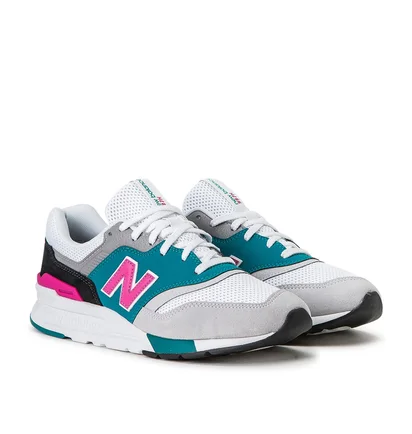 New Balance CM997 HZH (Grau / Türkis / Pink)