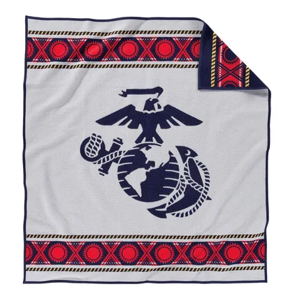 Pendleton The Few, The Proud Blanket (Navy)