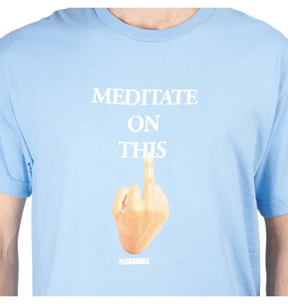 Pleasures Message T-Shirt (Blau)