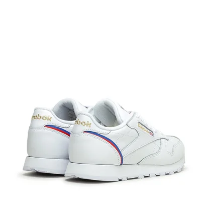 Reebok CL LTHR (Weiß / Rot / Blau)