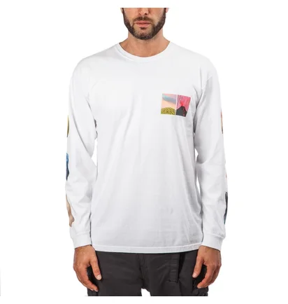 Stüssy Primordial World L/S (Weiß)