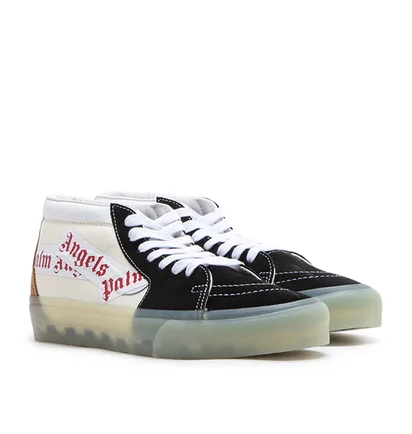 Vans Vault x Palm Angels Sk8-Mid VLT LX (Beige / Schwarz)