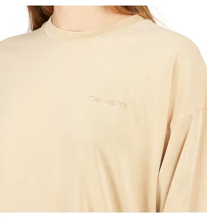 Carhartt WIP W L/S Mosby Script T-Shirt (Braun)