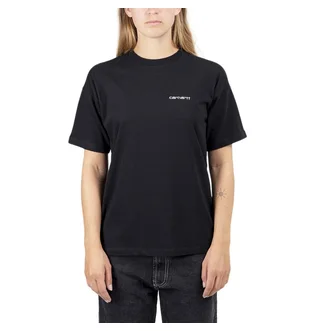Carhartt WIP W' S/S Script Embroidery T-S (Schwarz)