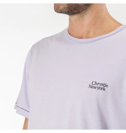 Chrystie NYC Chrystie Premium Newyork T-Shirt (Lavendel)