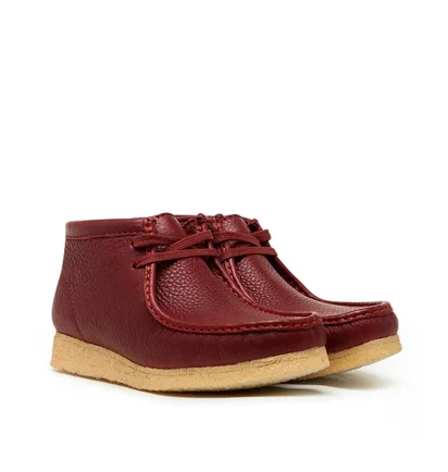 Clarks Originals x Sporty & Rich Wallabee Boot (Bordeaux)