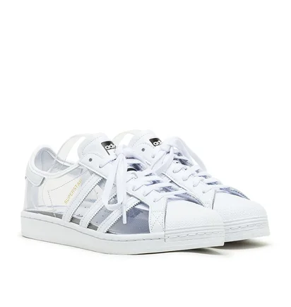 adidas Superstar (Transparent / Weiß)