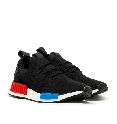 adidas NMD_R1 Primeknit (Schwarz / Weiß)