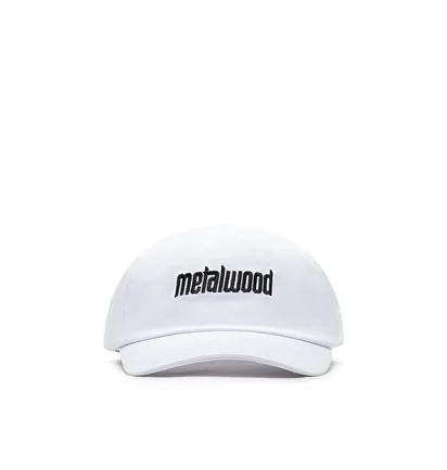 Metalwood Logo 5-Panel Hat (Weiss / Schwarz)
