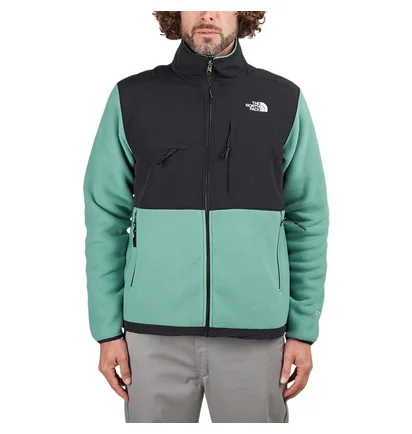 The North Face Denali Jacket (Schwarz / Grün)