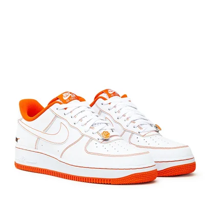 Nike Air Force 1 '07 LV8 'Rucker Park' (Weiß / Orange)