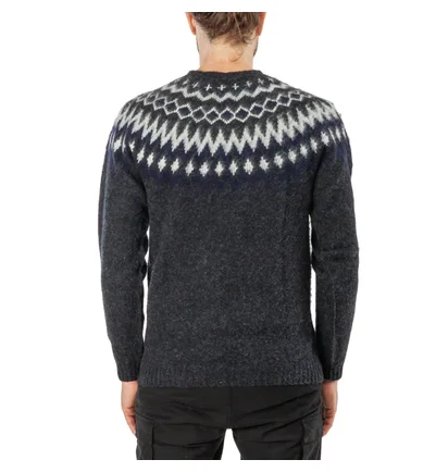 Norse Projects Birnir Fairisle (Grau Meliert)